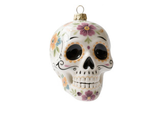 Obraz premium Day of the Dead Skull Ornament for Halloween and Dia de los Muertos