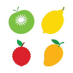set of fruits