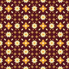Seamless colorful , multicolor flowers pattern, flower fabric pattern