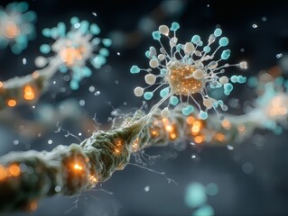 Biology Microscopic World: Colorful Microbes