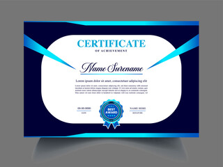 Obraz premium certificate design new concept clean template