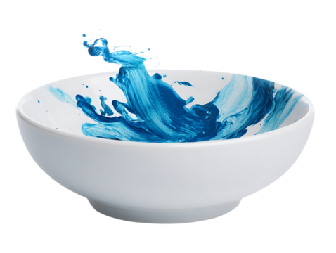 bstract watercolor brush stroke flow shape in wh soft dreamy art