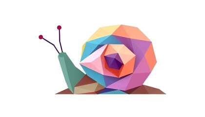 Geometric Snail A snail shape using geometric forms