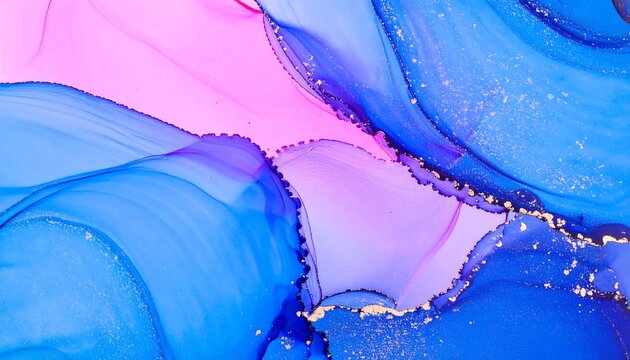 Abstract flowing colors