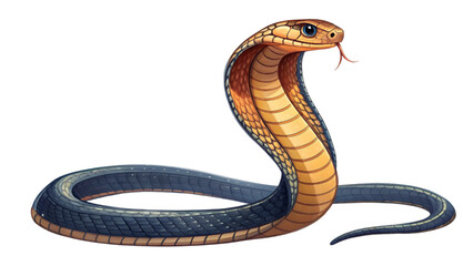 snake isolated on transparent background