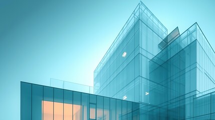 modern glass building