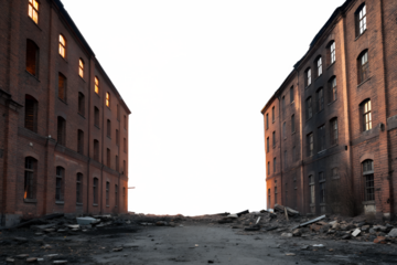 Industrial Divide A Tale of Two Factories Facing an Uncertain Future Amidst the Ruins