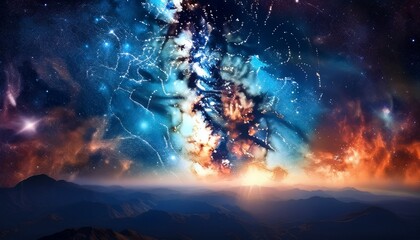 stellar phenomenon in cosmic space astrophotography deep sky celestial environment vast perspective nebula exploration