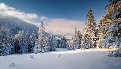 the serene beauty of a snow covered landscape