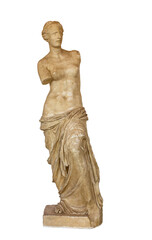Venus de Milo statue, isolated