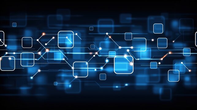 abstract blue background with lines - Powered by Adobe