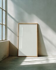 Empty frame in a sunlit room (2)