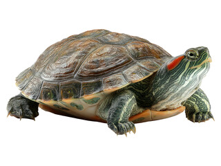 Fototapeta premium Realistic Tortoise on Transparent Background for Creative Projects