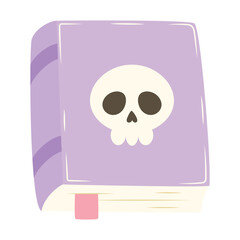 magic spell book isolated