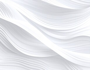 Structure Reference Image Smooth Layered White Curves in Minimalist Abstract Background