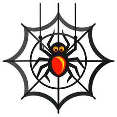halloween spider cute vector