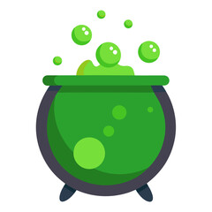 cauldron with green