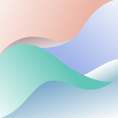 Pastel Wave Gradient Modern Pattern 