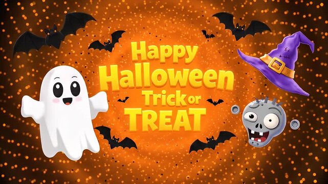Halloween graphic design background