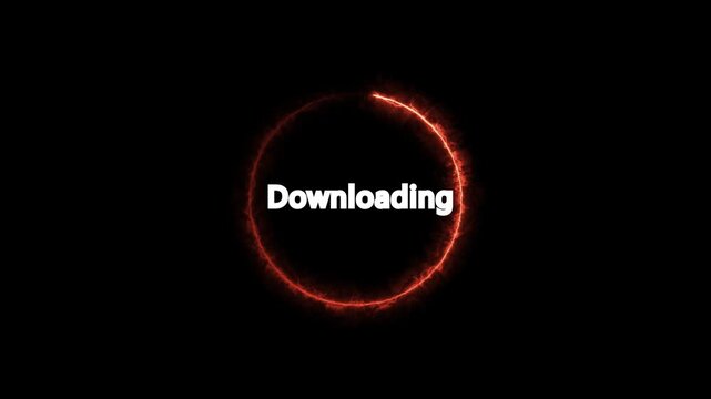 Video Downloding Icon Animation . Downloding icon