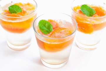 ピーチ炭酸ゼリー