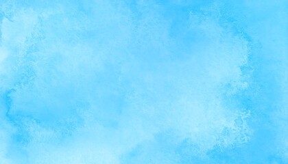 Fototapeta premium Light blue watercolor wash background