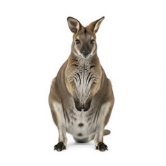 Fototapeta premium Wallaby on a white background