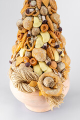 Beautiful Christmas gifts. Homemade alternative Christmas trees. Decor and decoration.