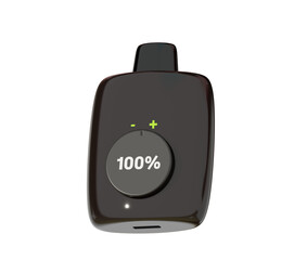 3d Electronic Cigarette, Smoke and Realistic Mockup.