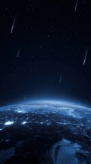 Fototapeta premium a sky full of shooting stars