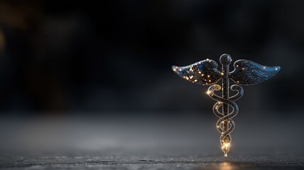 A healthcare AI agent symbolizing agentic medical doctor autonomy using future AGI superintelligence for medicine and ASI during the singularity