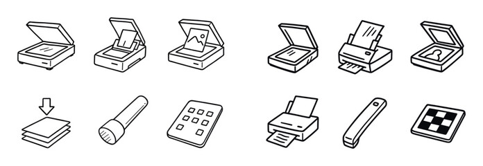 Office Scanner Icons