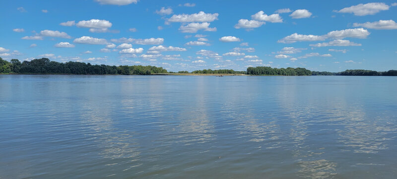 Mississippi River Tranquil View Across to Opposite Bank