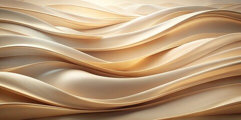 Obraz premium Abstract beige wave pattern background texture
