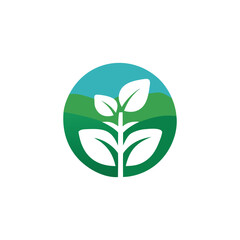 agriculture and eco-friendly themed vector logos.