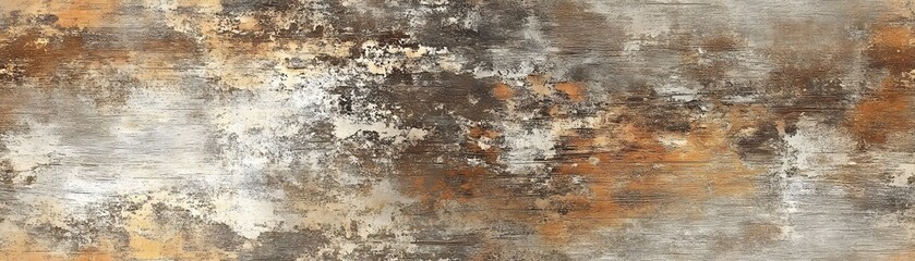 A textured surface displays a blend of warm earthy tones and cool grays, showcasing a rich abstract design.