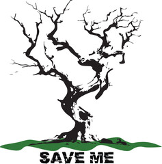 vector illustration of a tree
