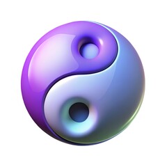 Balance and Harmony with a 3D Yin Yang Symbol