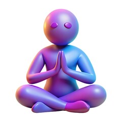 Mindfulness and Relaxation with Meditating Person