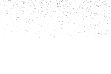Snowflake Falling on Transparent Background, White Snow Isolated, Winter Cold Snowflakes Flying Elements, Falling Snow Overlay Effect for Holiday, and Seasonal Design
