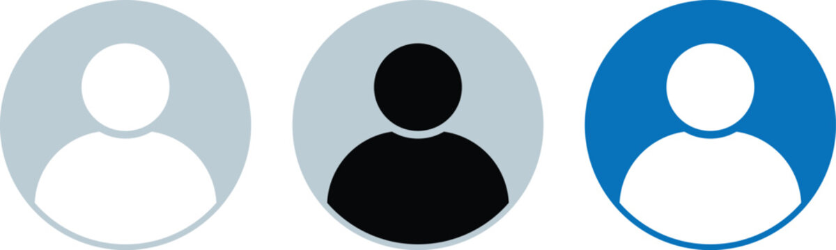 Three user profile icons showing different states of completion