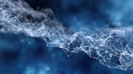 Network Nebula: A dynamic representation of interconnected networks, with glowing nodes linked together in a mesmerizing display, symbolizing the complex relationships within the digital world.