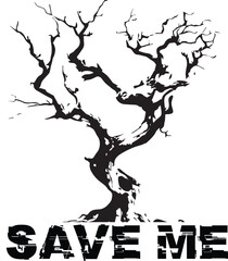 vector illustration of a tree
