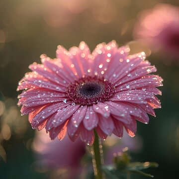 pink gerber daisy
