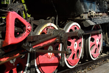 Old steam locomotive