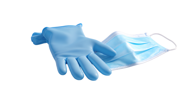 Face mask and glove