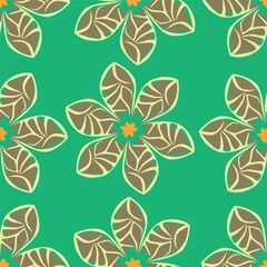 Abstract flower blooming design. Pattern with floral seamless. Grunge textured abstract art vector with flower and plants in watercolor style.