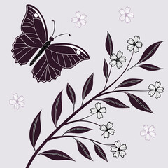 abstract floral background