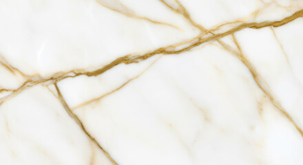 White Marble Texture with Golden Veins for Luxury Background