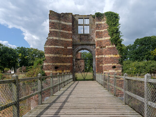 Ruin castle Batenburg, Gelderland province, The Netherlands